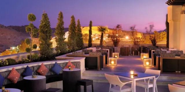 Mövenpick Resort Petra — rooftop terrace and valley views, Petra Jordan