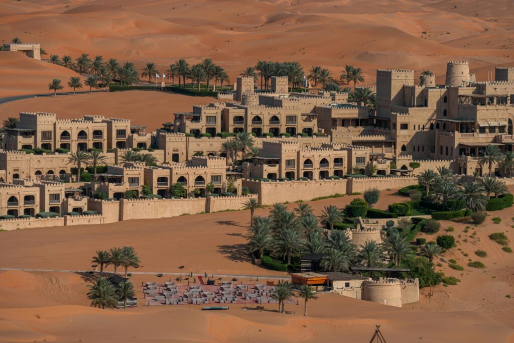 Private Arabian experiences across mountain and coastal landscape
