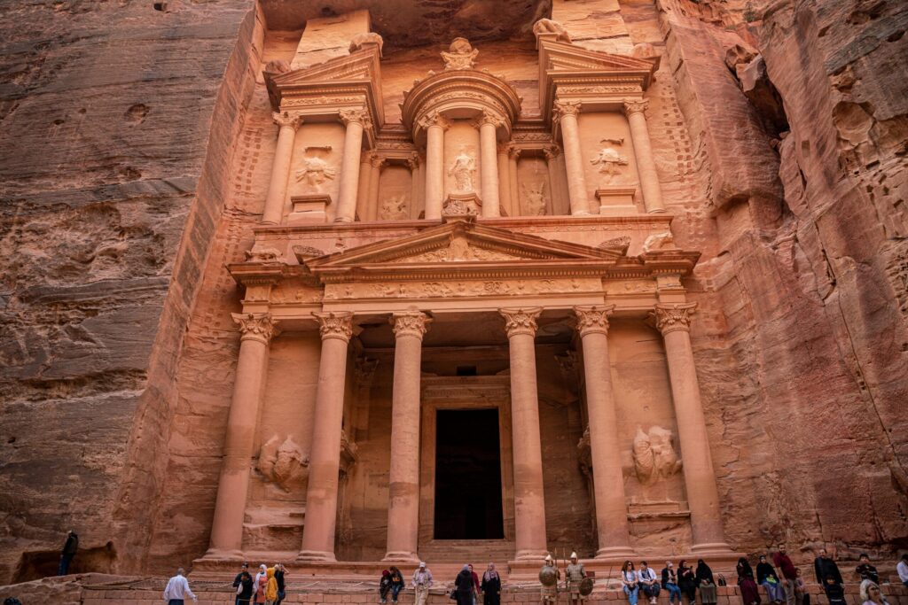 Arabian journeys Petra sandstone architecture landscape